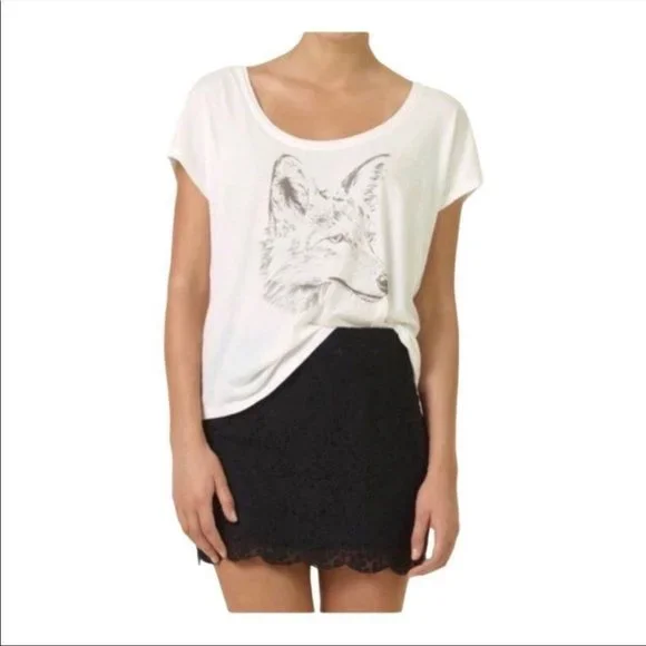 Aritzia Talula Black Lace Mini Skirt - Picture 2 of 10